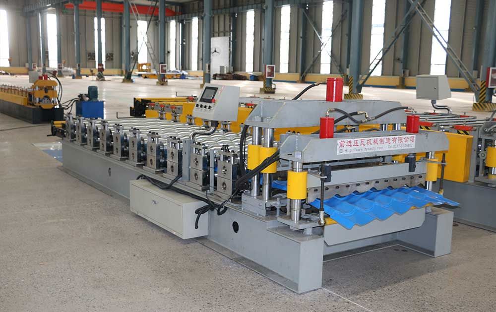 Glazed Roof Tile Roll Forming Machine