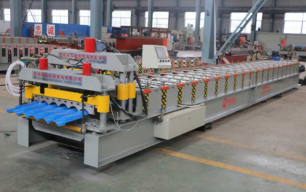 Step Roof Tile Roll Forming Machine (YX40-160-810)