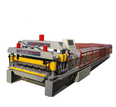 Color Steel Glazed Roof Tile Roll Forming Machine