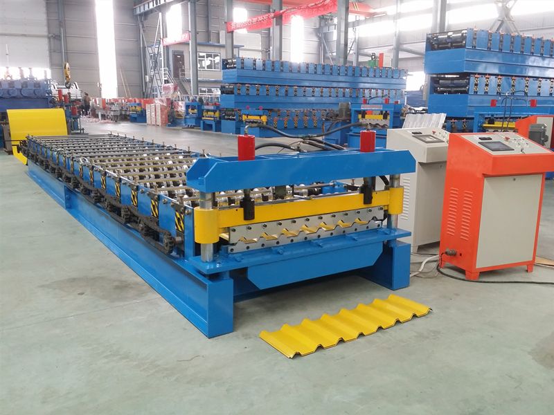 Mexico R101 Trapezoidal Roofing Roll Forming Machine