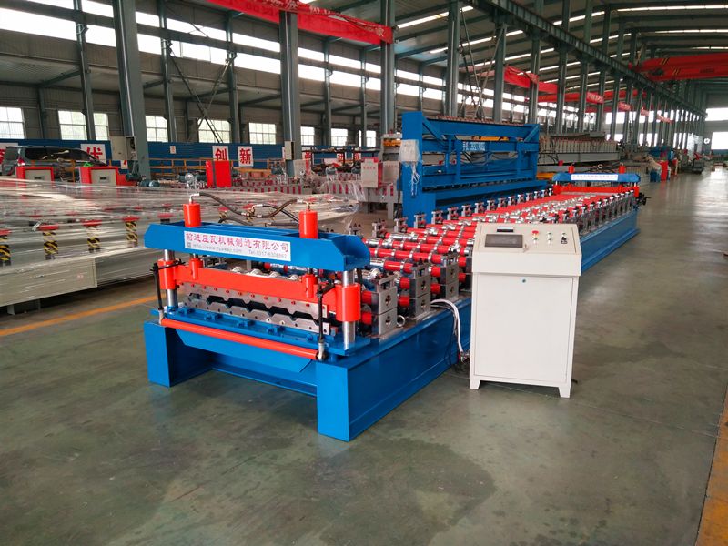 Cambodia Trapezoidal Roofing Sheet Roll Forming Machine