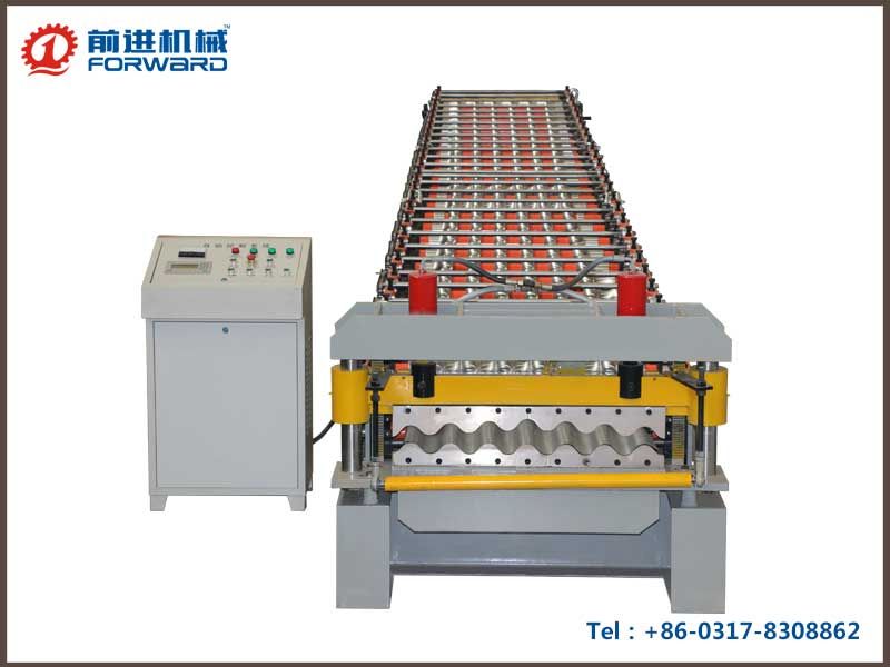 Galvanized corrugated roof sheet forming machine